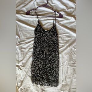 Animal print dress